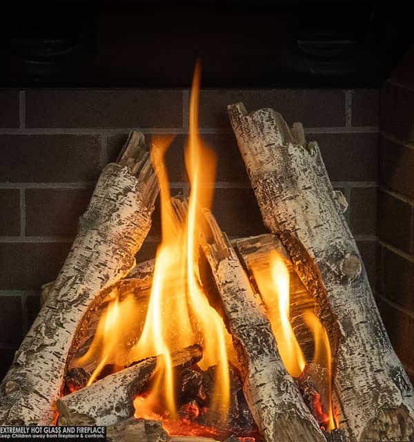 Valor Valor Birch Logs (530 Series) - 530VBLK 530VBLK Fireplace Accessories