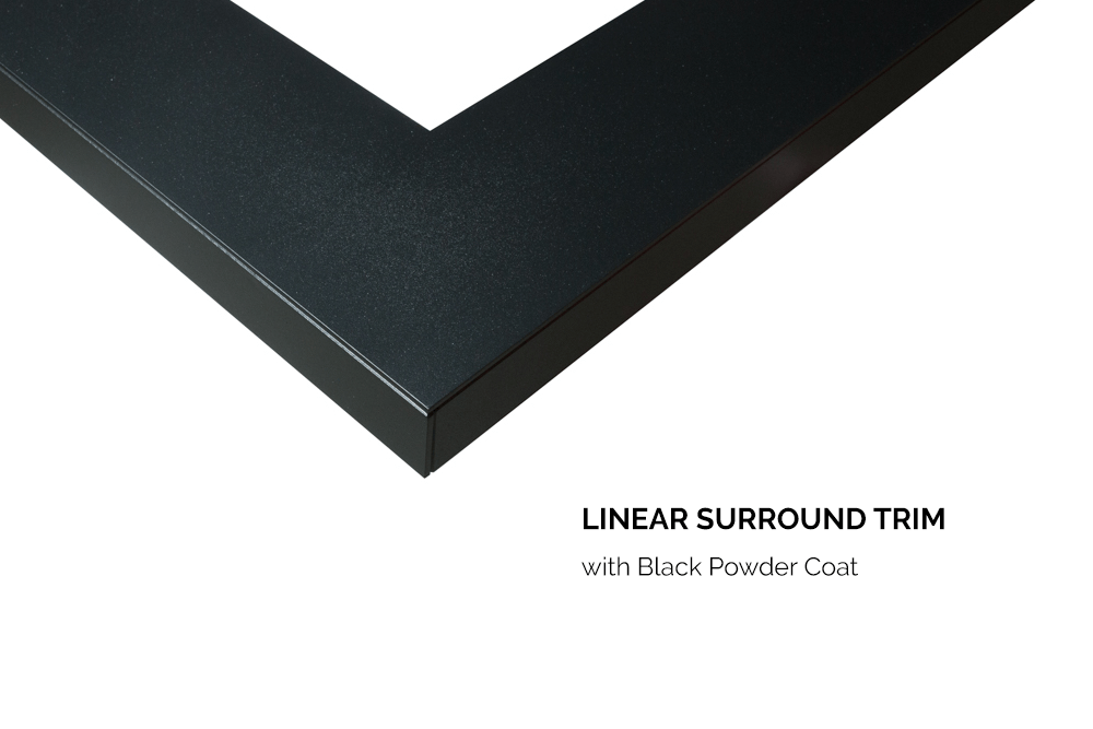Valor Valor Black 5 1/" Trim (L3 Series) - 1850LSB 1850LSB Fireplace Accessories