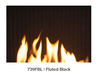 Valor Valor Black Fluted Liner (G3 Series) - 739FBL 739FBL Fireplace Finished - Gas