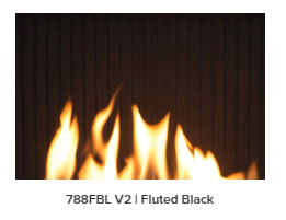 Valor Valor Black Fluted Liner (G4 Series) - 788FBLV2 788FBLV2 Fireplace Accessories