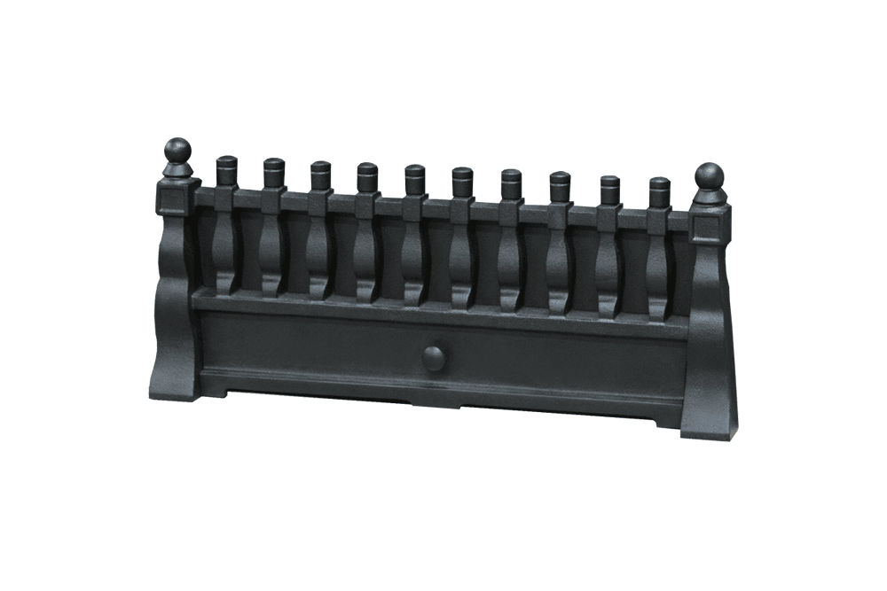 Valor Valor Black Traditional Fret (530 Portrait Series) - 545TFB 545TFB Fireplace Finished - Gas