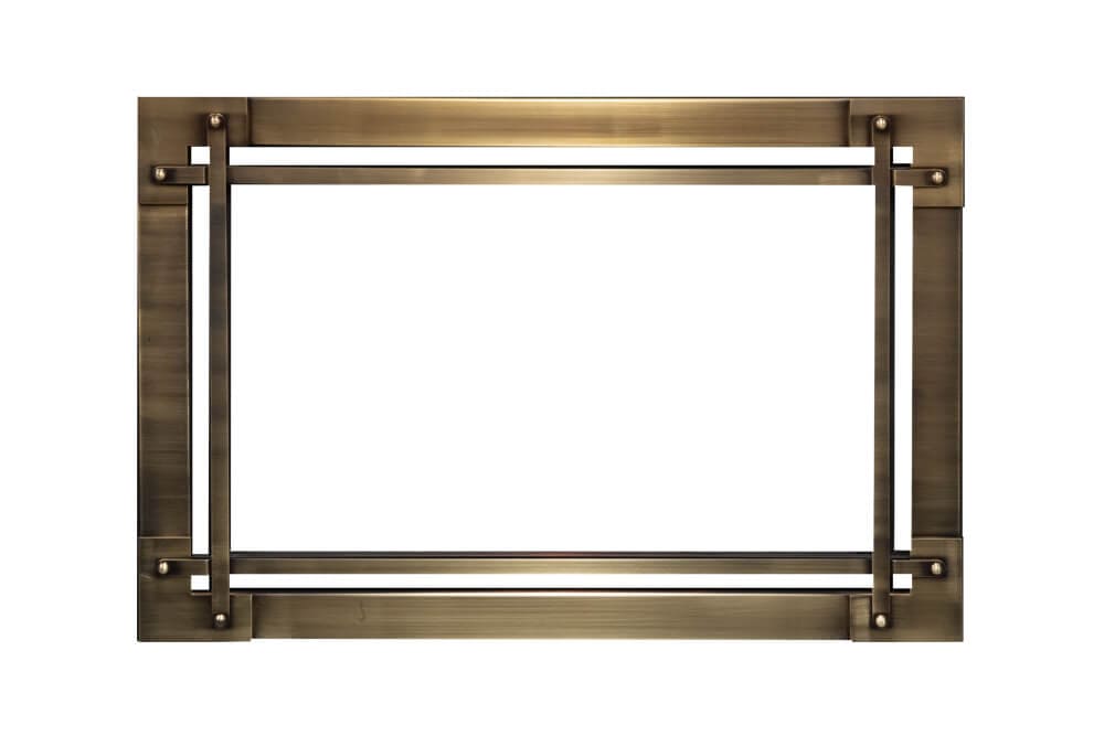 Valor Valor Champagne Brass Edgemont Craftsman Front (G3.5 Series) - 716ECCB 716ECCB Fireplace Accessories