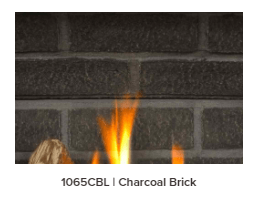 Valor Valor Charcoal Brick Liner Set (H3 Series) - 1065CBL 1065CBL Fireplace Finished - Gas