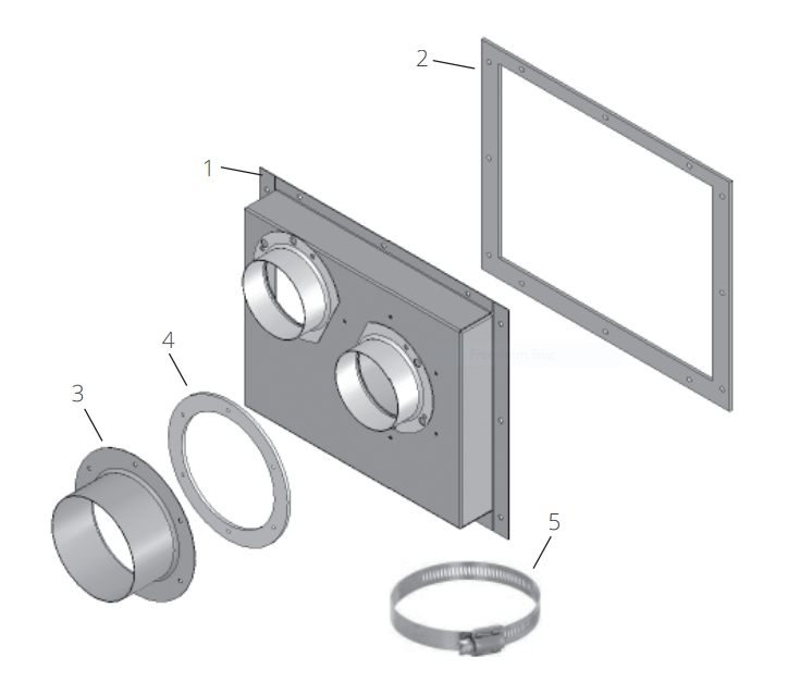 Valor Valor Co-Linear Adaptor - 1156CLA 1156CLA Fireplace Venting
