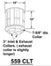 Valor Valor Co-Linear Terminal - 559CLT 559CLT Fireplace Venting