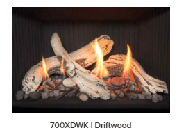 Valor Valor Driftwood Set (700X G3.5 Series) - 700XDWK 700XDWK Fireplace Finished - Gas