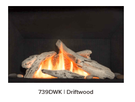 Valor Valor Driftwood Set (G3 Series) - 739DWK 739DWK Fireplace Finished - Gas