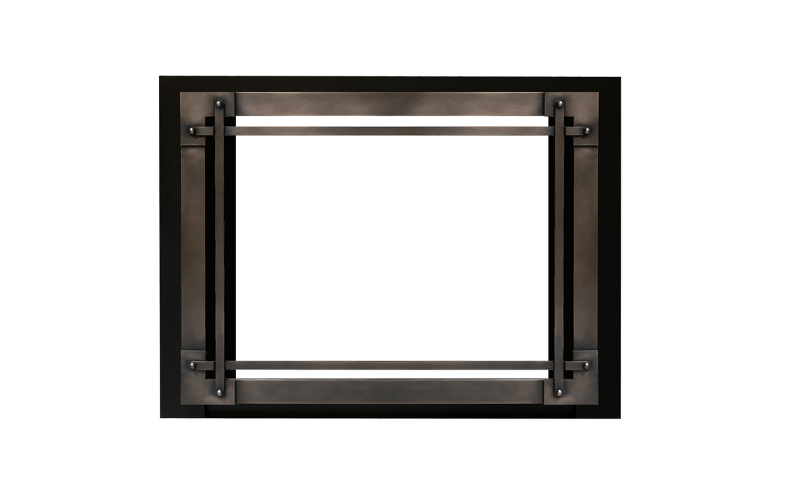 Valor Valor Edgemont Craftsman Front w/ Backing Plate (Aged Steel) - 1184ECAS 1184ECAS Fireplace Accessories