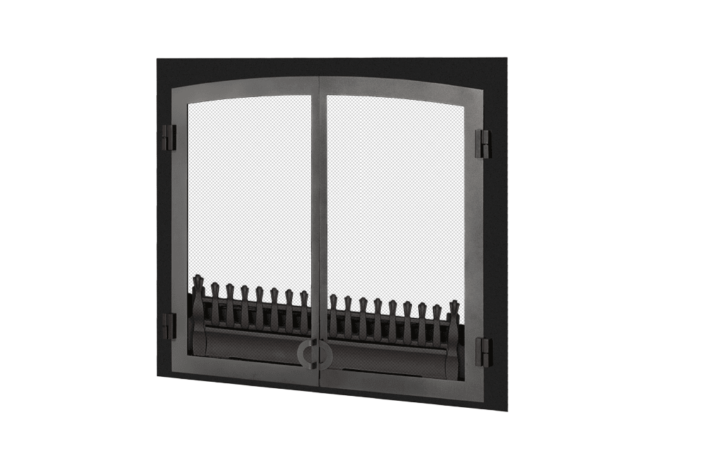 Valor Valor Fenderfire "Double Door" Front w/ Traditional Fret (G3 & Retrofire Series) - 743FVI 743FVI Fireplace Finished - Gas
