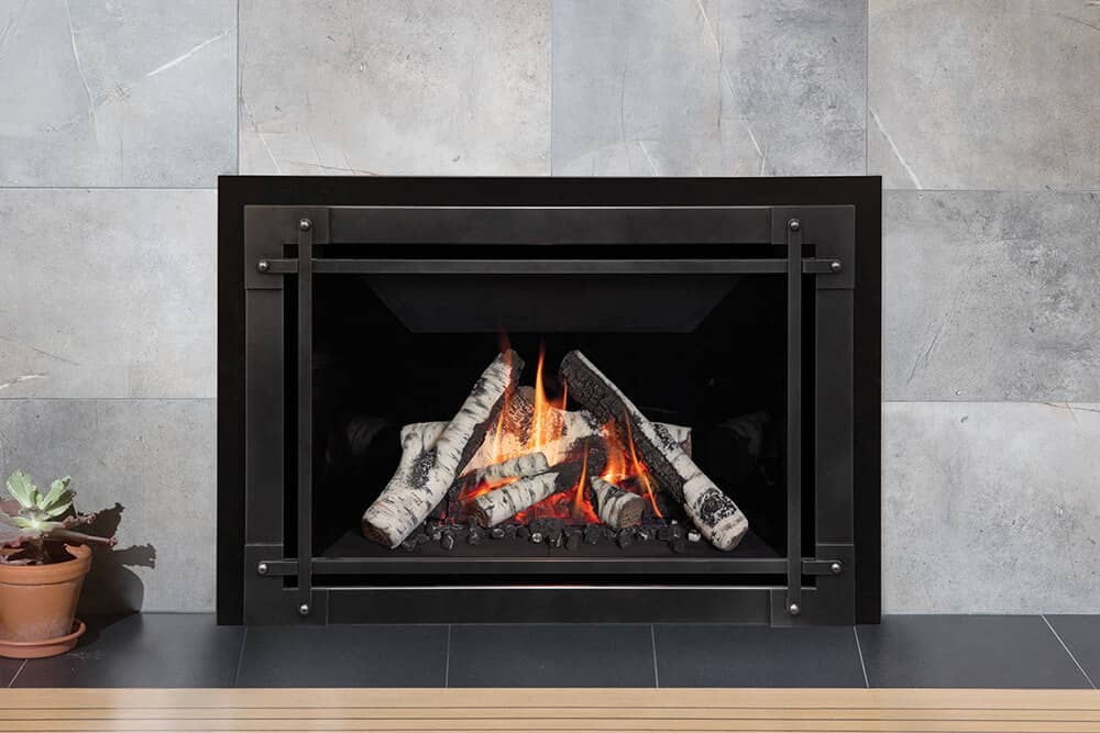 Valor Valor G4 Gas Fireplace Insert Fireplace Finished - Gas