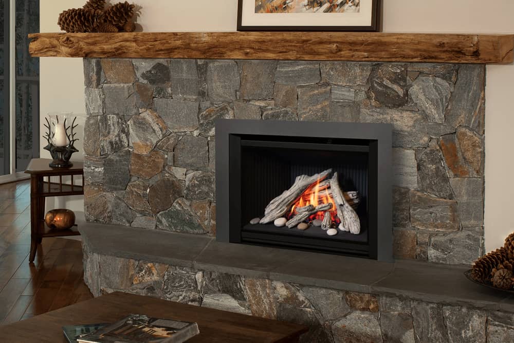 Valor Valor G4 Gas Fireplace Insert Fireplace Finished - Gas