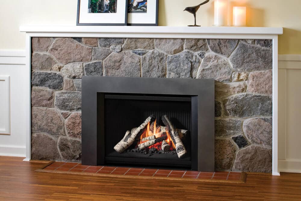 Valor Valor G4 Gas Fireplace Insert Fireplace Finished - Gas