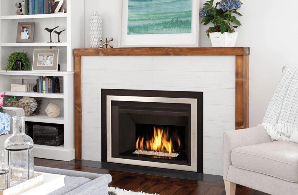 Valor Valor G4 Series Gas Insert (Ceramic Burner) Fireplace Finished - Gas