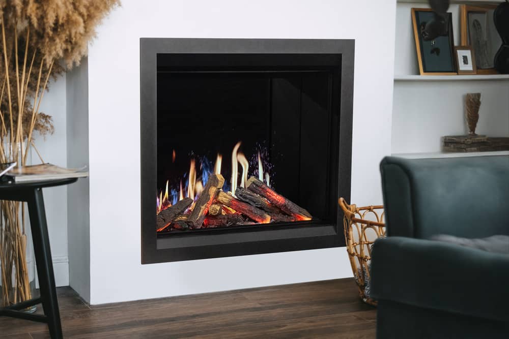 Valor Valor HE6 LCD Electric Fireplace HE6-LC Fireplace Finished - Electric