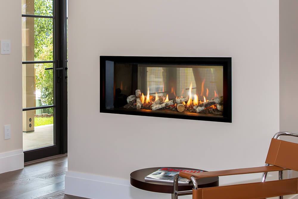 Valor Valor L1 See-Thru Linear Gas Fireplace Fireplace Finished - Gas