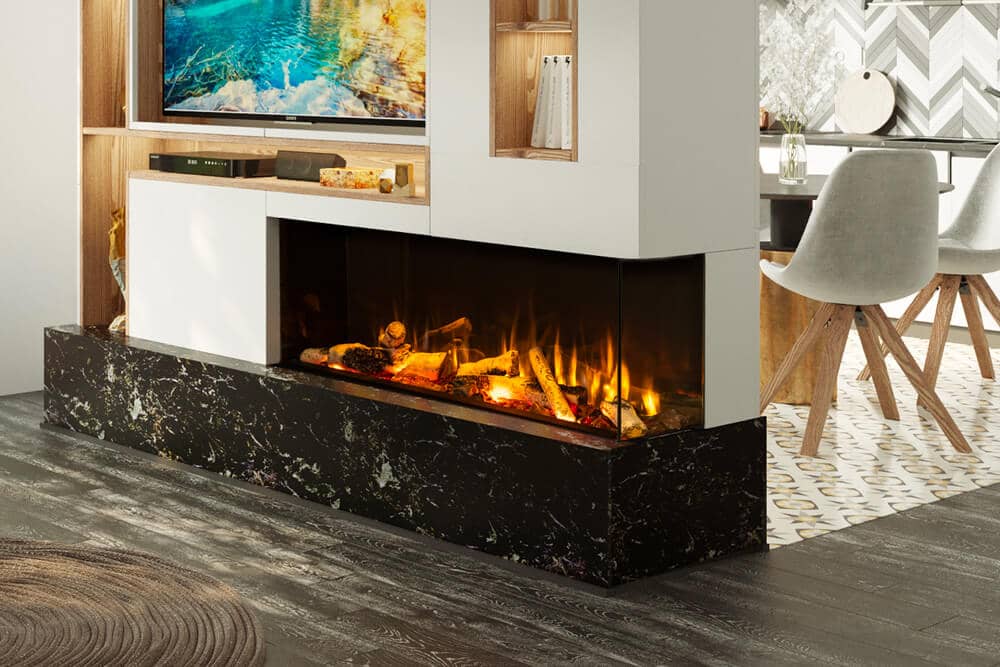 Valor Valor LEX2-S 50" Electric Fireplace LEX2-S Fireplace Finished - Electric