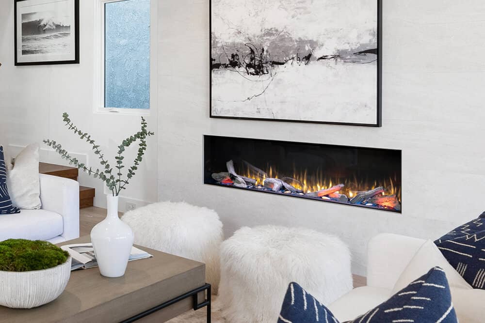 Valor Valor LEX4-S 72" Electric Fireplace LEX4-S Fireplace Finished - Electric