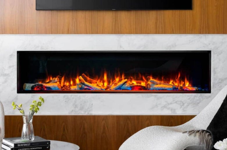 Valor Valor LEX4-S 72" Electric Fireplace LEX4-S Fireplace Finished - Electric