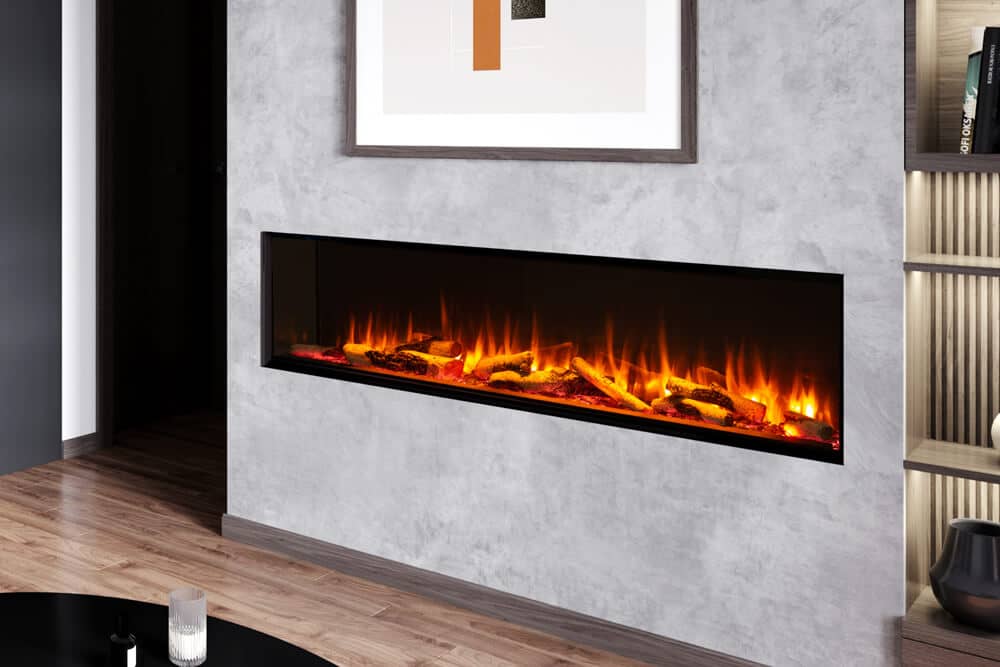 Valor Valor LEX4-S 72" Electric Fireplace LEX4-S Fireplace Finished - Electric