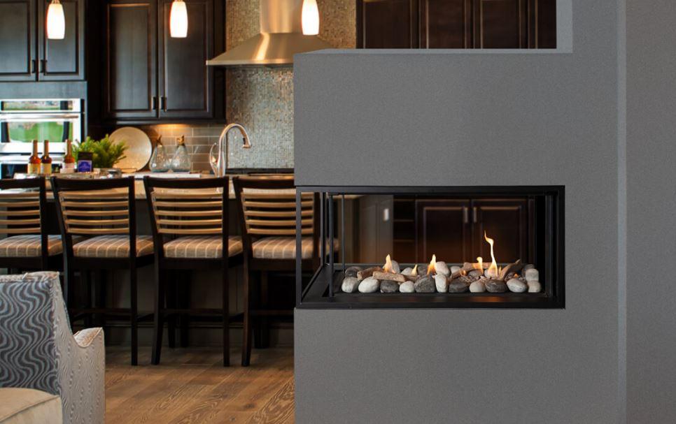 Valor Valor LX1 Pier Series Multi-Sided Gas Fireplace Fireplace Finished - Gas
