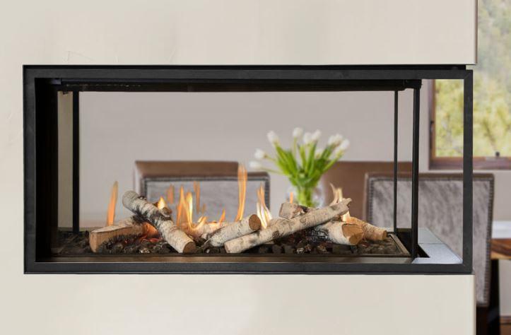 Valor Valor LX1 Pier Series Multi-Sided Gas Fireplace Fireplace Finished - Gas