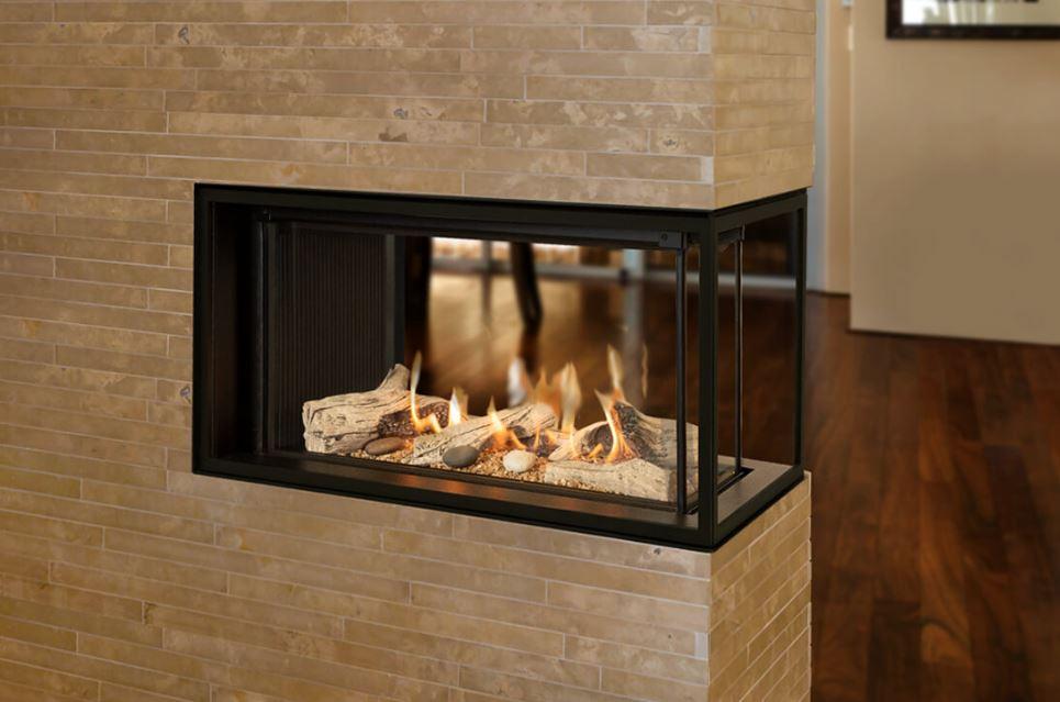 Valor Valor LX1 Pier Series Multi-Sided Gas Fireplace Fireplace Finished - Gas