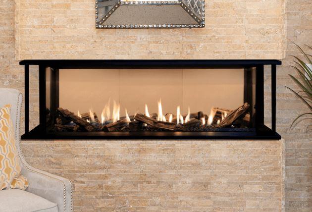 Valor Valor LX2 Series 3-Sided Gas Fireplace Fireplace Finished - Gas
