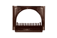 Valor Valor Majolica Brown Enamel Madrona Traditional Arch Front (Box 2 of 2) (Madrona Freestanding Series) - MFCS02-2 MFCS02-2 Fireplace Finished - Gas