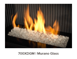 Valor Valor Murano Glass (700X G3.5 Series) - 700XDGM 700XDGM Fireplace Finished - Gas