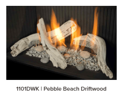 Valor Valor Pebble Beach Driftwood Set (G4 & H5 Series) - 1101DWK 1101DWK Fireplace Finished - Gas