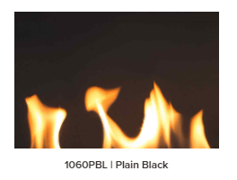 Valor Valor Plain Black Liner Set (H3 Series) - 1060PBL 1060PBL Fireplace Finished - Gas