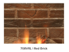 Valor Valor Red Brick Liner (G3.5 Series) - 708VRL 708VRL Fireplace Finished - Gas