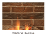 Valor Valor Red Brick Liner (G4 Series) - 789VRLV2 789VRLV2 Fireplace Finished - Gas