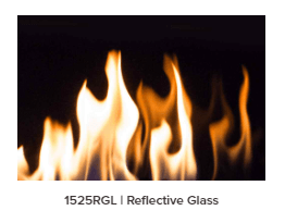Valor Valor Reflective Glass Liner (L1 Series) - 1525RGL 1525RGL Fireplace Finished - Gas