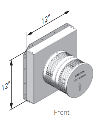 Valor Valor Side Wall Kit - 720SWK 720SWK Fireplace Venting