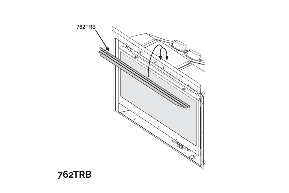 Valor Valor Temperature Reduction Baffle (G3 Series) - 762TRB 762TRB Fireplace Finished - Gas