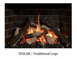 Valor Valor Traditional Log Set (700M G3.5 Series) - 700LSK 700LSK Fireplace Finished - Gas