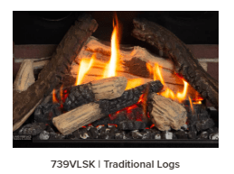Valor Valor Traditional Log Set (739VN / VP) - 739VLSK 739VLSK Fireplace Accessories