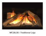 Valor Valor Traditional Log Set (Madrona Freestanding & Retrofire Series) - MF28LSK MF28LSK Fireplace Finished - Gas