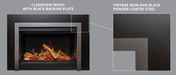 Valor Valor Vintage Iron Clearview Front (GE3 Electric) - GE3CFV GE3CFV Fireplace Accessories