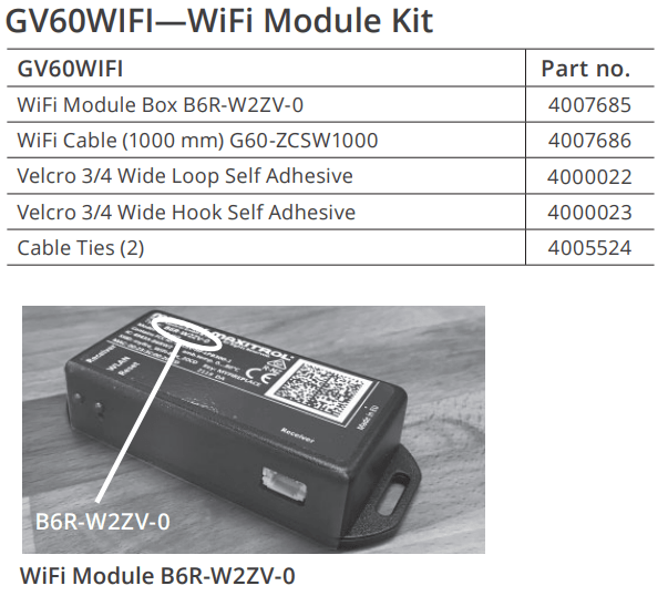 Valor Valor Wifi Upgrade for V-module Kit - GV60WiFi GV60WiFi Fireplace Finished - Gas