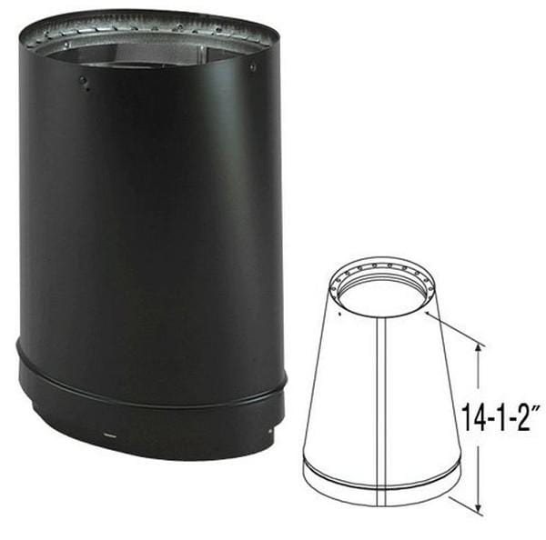 Vermont Castings Vermont Castings 8" x 14.5" Duravent DVL Double Wall Oval-to-Round Adapter - DV-8DVL-ORAD DV-8DVL-ORAD Fireplace Venting
