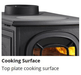 Vermont Castings Vermont Castings Aspen C3 Wood Stove 0002505 Fireplace Finished - Wood