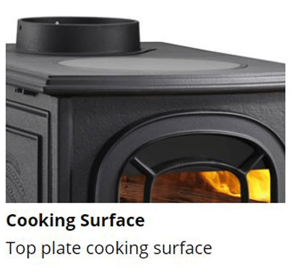 Vermont Castings Vermont Castings Aspen C3 Wood Stove 0002505 Fireplace Finished - Wood