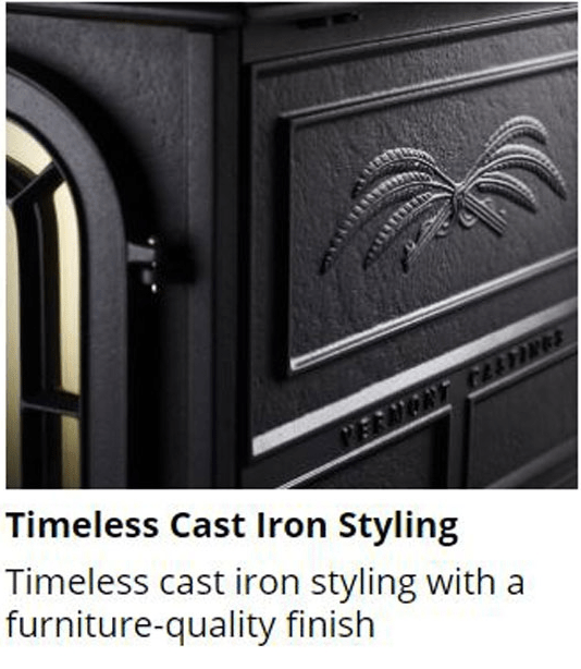 Vermont Castings Vermont Castings Aspen C3 Wood Stove 0002505 Fireplace Finished - Wood