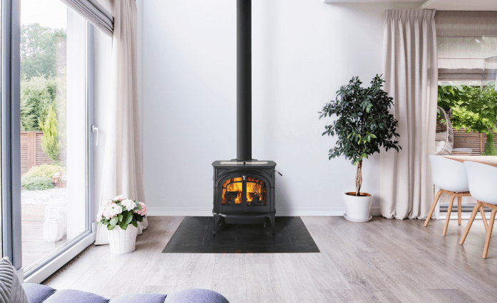 Vermont Castings Vermont Castings Dauntless Flexburn Wood Burning Stove Fireplace Finished - Wood
