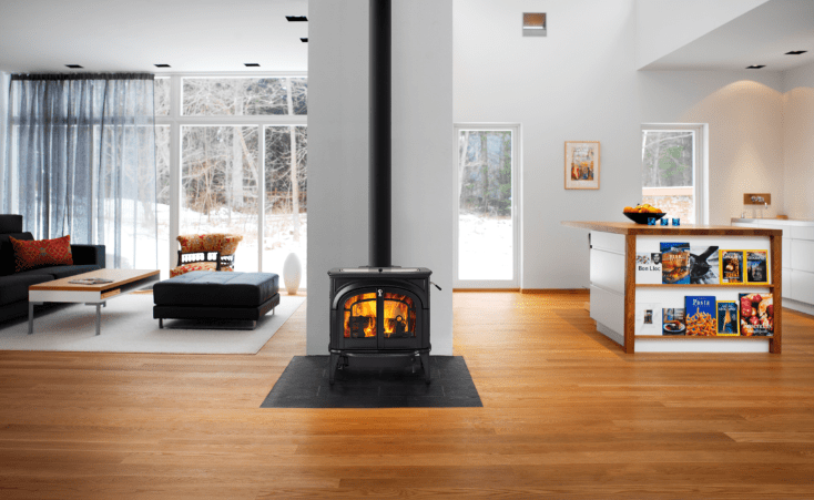 Vermont Castings Vermont Castings Dauntless Flexburn Wood Burning Stove Fireplace Finished - Wood