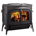 Vermont Castings Vermont Castings Encore Flexburn Wood Stove Black 2040-CAT-C Fireplace Finished - Wood