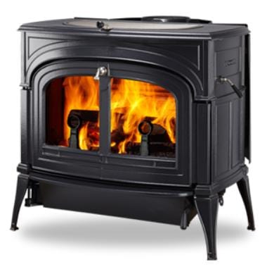 Vermont Castings Vermont Castings Encore Flexburn Wood Stove Black Transition Doors 2040T-CAT-C Fireplace Finished - Wood