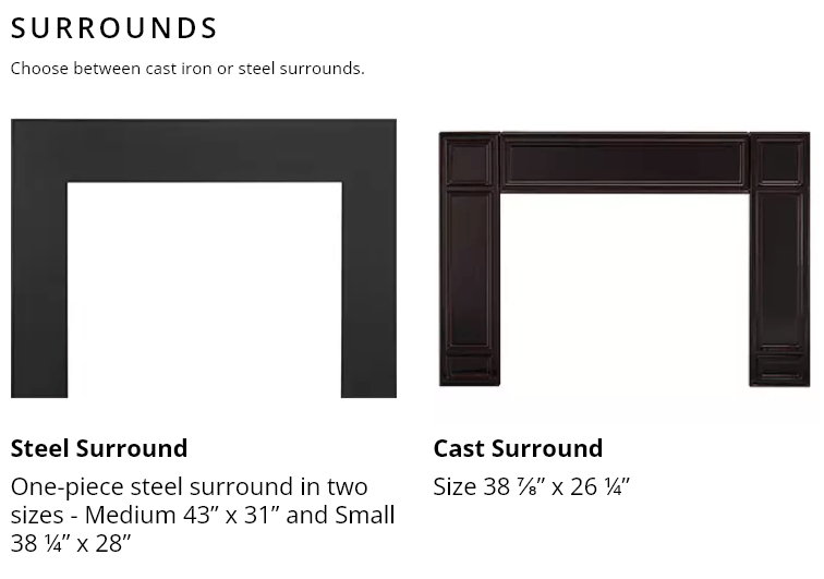 Vermont Castings Vermont Castings Gifford Wood-Burning Insert (Majolica Brown) GIFFORD-BM Fireplace Finished - Wood